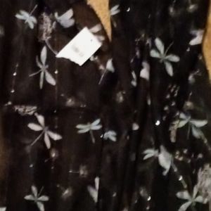 infinity scarf with butterflies